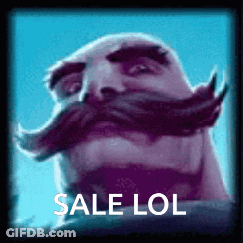 Woman In Striped Shirt Next To Sale Sign GIF