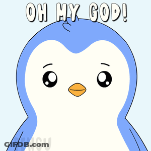 Woman In Striped Shirt Saying Oh My God GIF