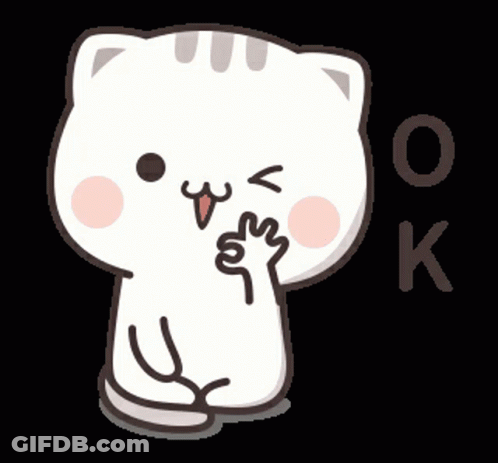 Woman In Striped Shirt Says It's Okay GIF