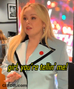 Woman In Suit Saying Girl You're Tellin' Me GIF