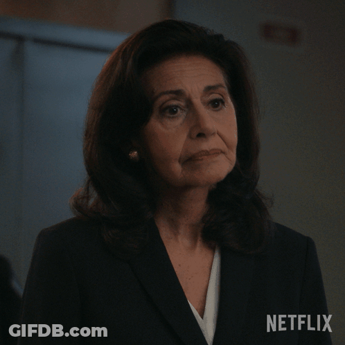 Woman In Suit Saying Go Ahead Netflix GIF