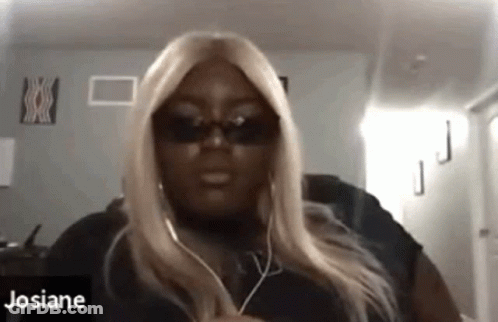 Woman In Sunglasses And Headphones GIF