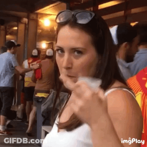 Woman In Sunglasses Holding Cup GIF
