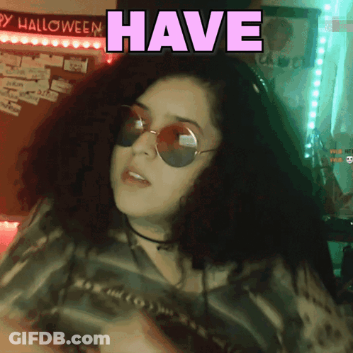 Woman In Sunglasses Saying Have GIF