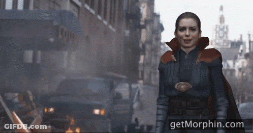 Woman In Superhero Costume Getmorphin.com GIF