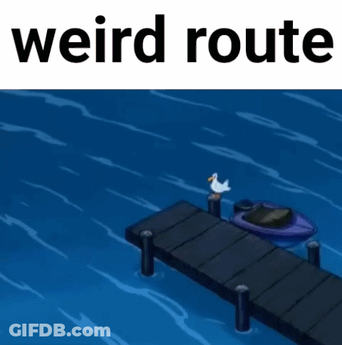 Woman In Superhero Costume Saying Weird Route GIF