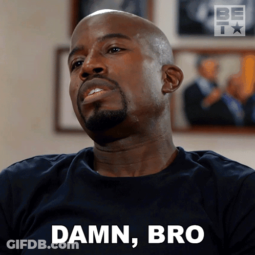 Woman In Survivor Headband Saying Damn GIF
