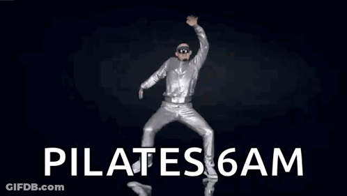Woman In Swan Costume Dancing Pilates 6Am GIF