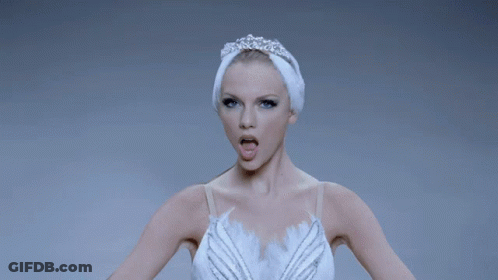 Woman In Swan Dress Dancing But I Keep Cruising GIF