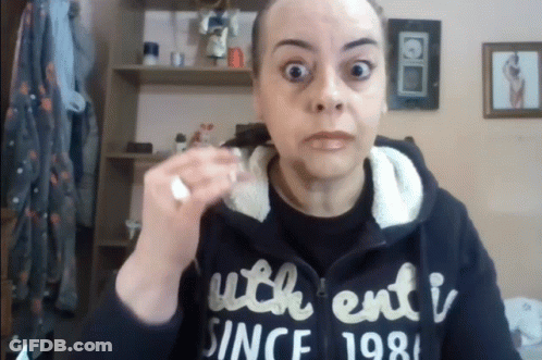 Woman In Sweatshirt Saying With Ent I Since 1981 GIF