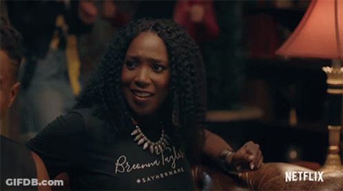 Woman In T-Shirt Saying Breanna Taylor GIF