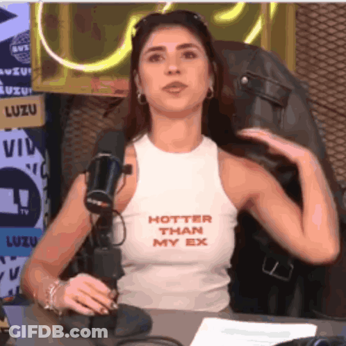 Woman In Tank Top Hotter Than My Ex GIF