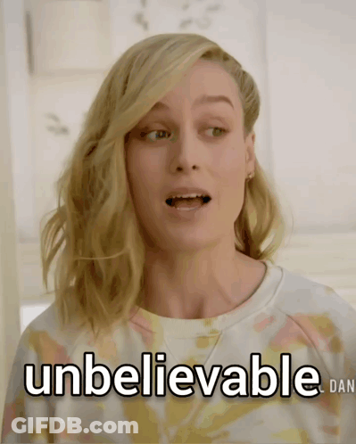 Woman In Tie-Dye Shirt Says Unbelievable GIF