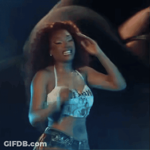 Woman In True Love Crop Top GIF