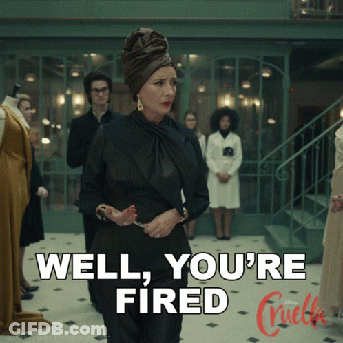Woman In Turban Saying You're Fired GIF