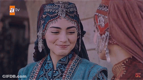 Woman In Turban Smiling GIF