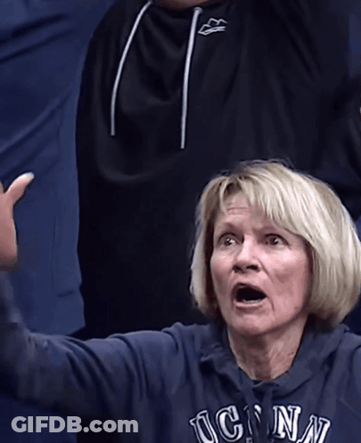 Woman In UCSD Sweatshirt Yelling GIF