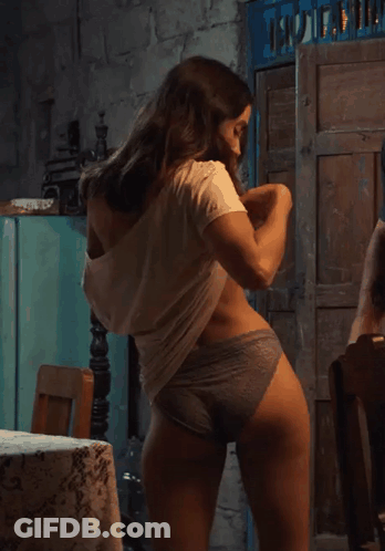 Woman In Underwear GIF