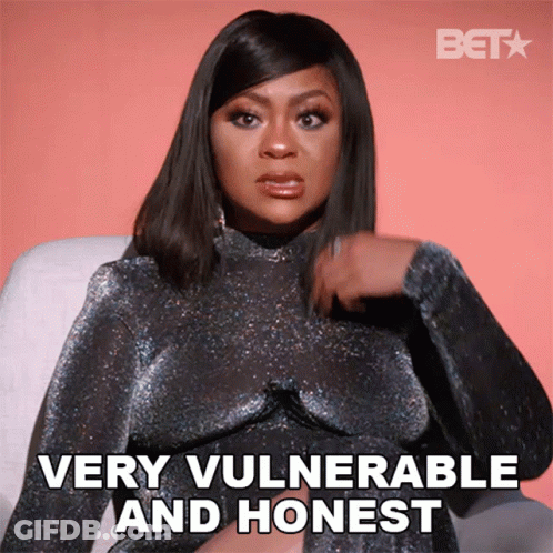 Woman In Vulnerable And Honest Dress GIF