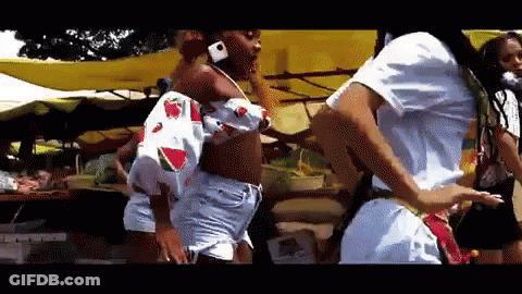 Woman In Watermelon Shirt Dancing GIF