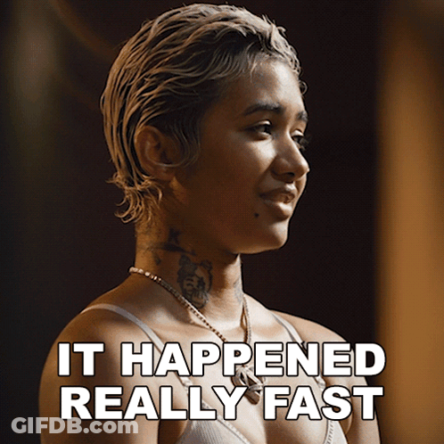 Woman In White Bra It Happened Really Fast GIF