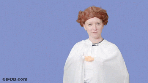 Woman In White Cape Take A Bow GIF
