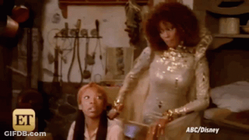 Woman In White Dress And Kid With ABC Disney GIF