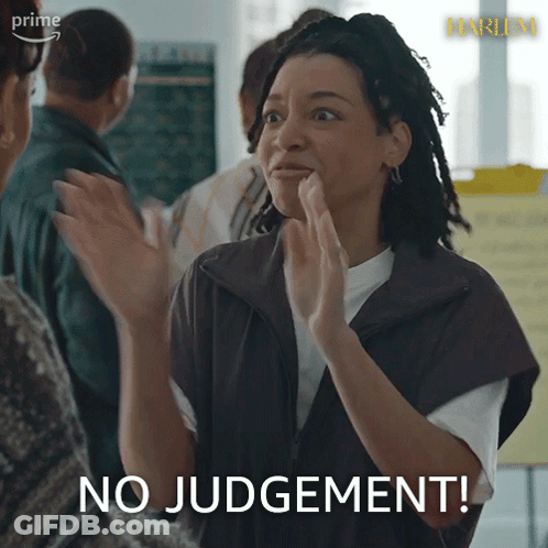 Woman In White Dress Asks Don't You Feel Ashamed GIF