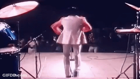 Woman In White Dress At Drum Set GIF