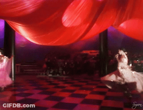 Woman In White Dress Dancing GIF