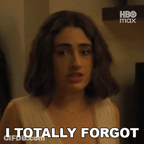 Woman In White Dress Making Face Saying I Totally Forgot GIF