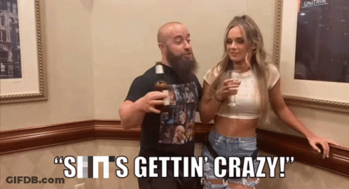 Woman In White Dress Standing In Water Says Me At My Wedding If Or When I Forgot My Phone GIF