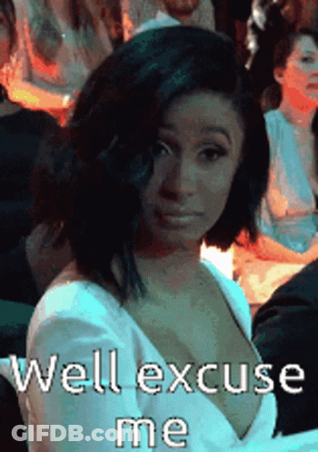 Woman In White Dress Well Excuse Me GIF