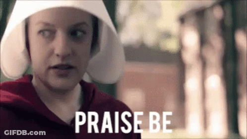 Woman In White Hat And Red Shirt GIF