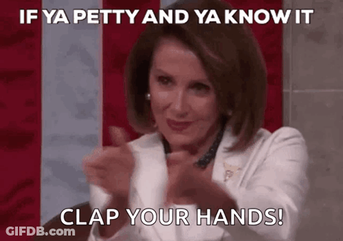 Woman In White Jacket Clapping Red White Blue Flag GIF