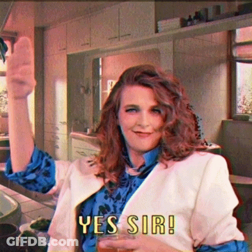 Woman In White Jacket Holding Beer GIF