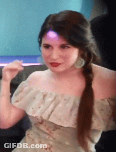 Woman In White Off Shoulder Dress GIF