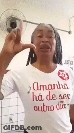 Woman In White Shirt Amanha Ha De Ser Outro Dia GIF