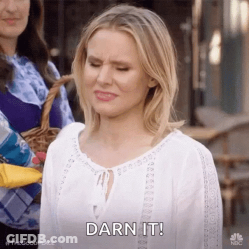 Woman In White Shirt Making Funny Face GIF