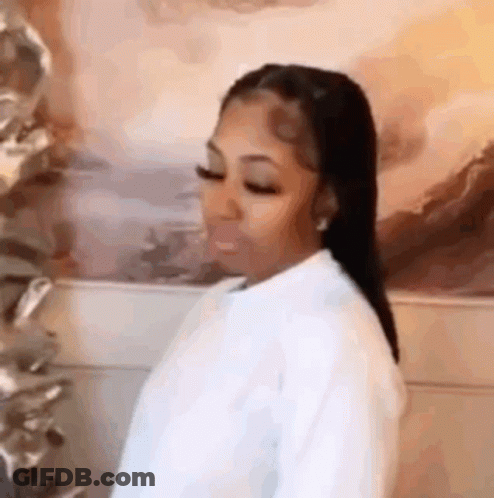 Woman In White Shirt GIF