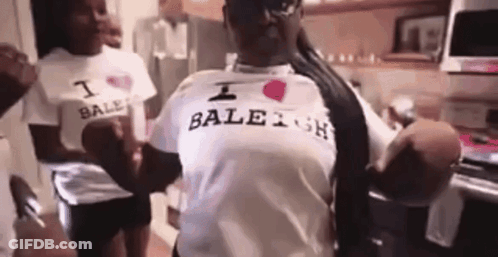 Woman In White Shirt Saying I Love Baleah GIF