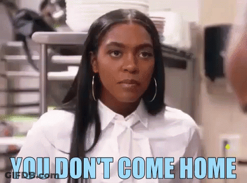 Woman In White Shirt Saying You Don't Come Home GIF