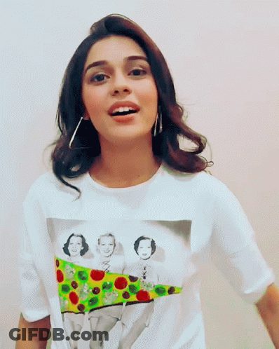Woman In White Shirt Says Love You GIF