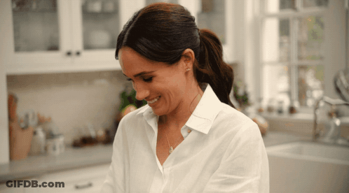 Woman In White Shirt Smiling GIF