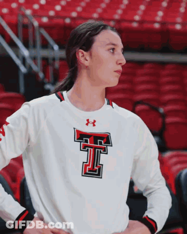 Woman In White Under Armour T-Shirt GIF