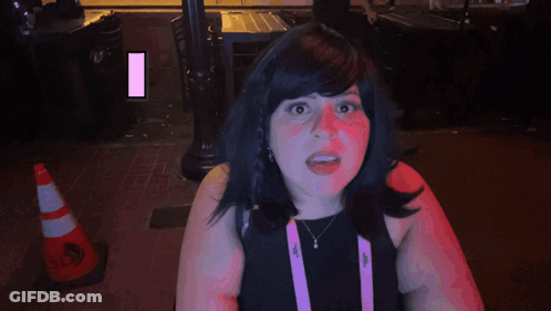 Woman In Wig Saying Good GIF