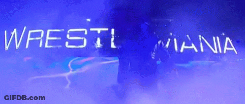 Woman In Wrestling Ring On Stage GIF