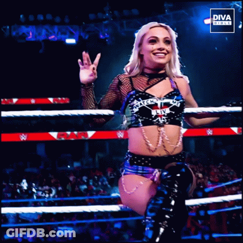 Woman In Wrestling Ring With Diva Direct GIF