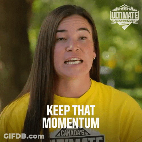 Woman In Yellow Canada Shirt GIF