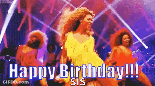 Woman In Yellow Dress Dancing On Stage GIF
